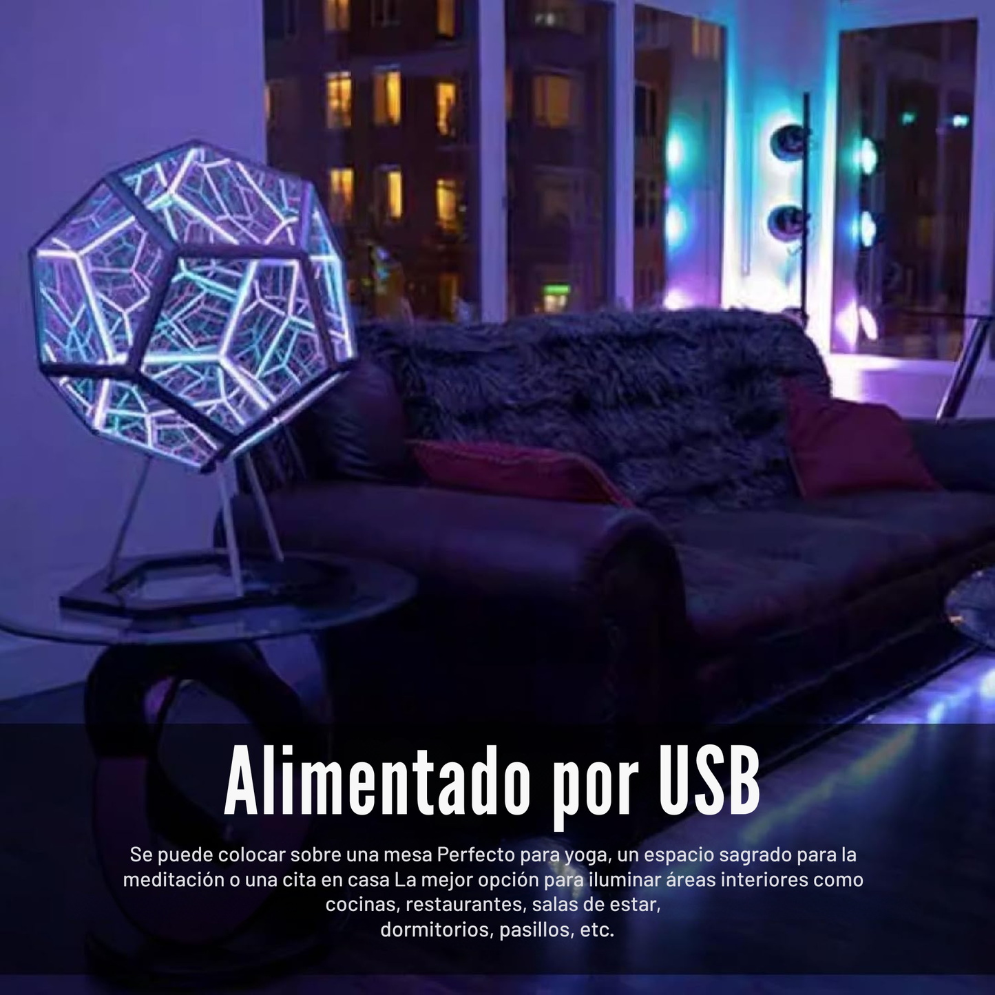 Dodecaedro LED infinity
