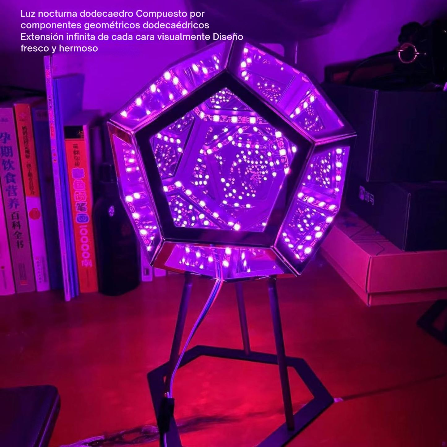 Dodecaedro LED infinity
